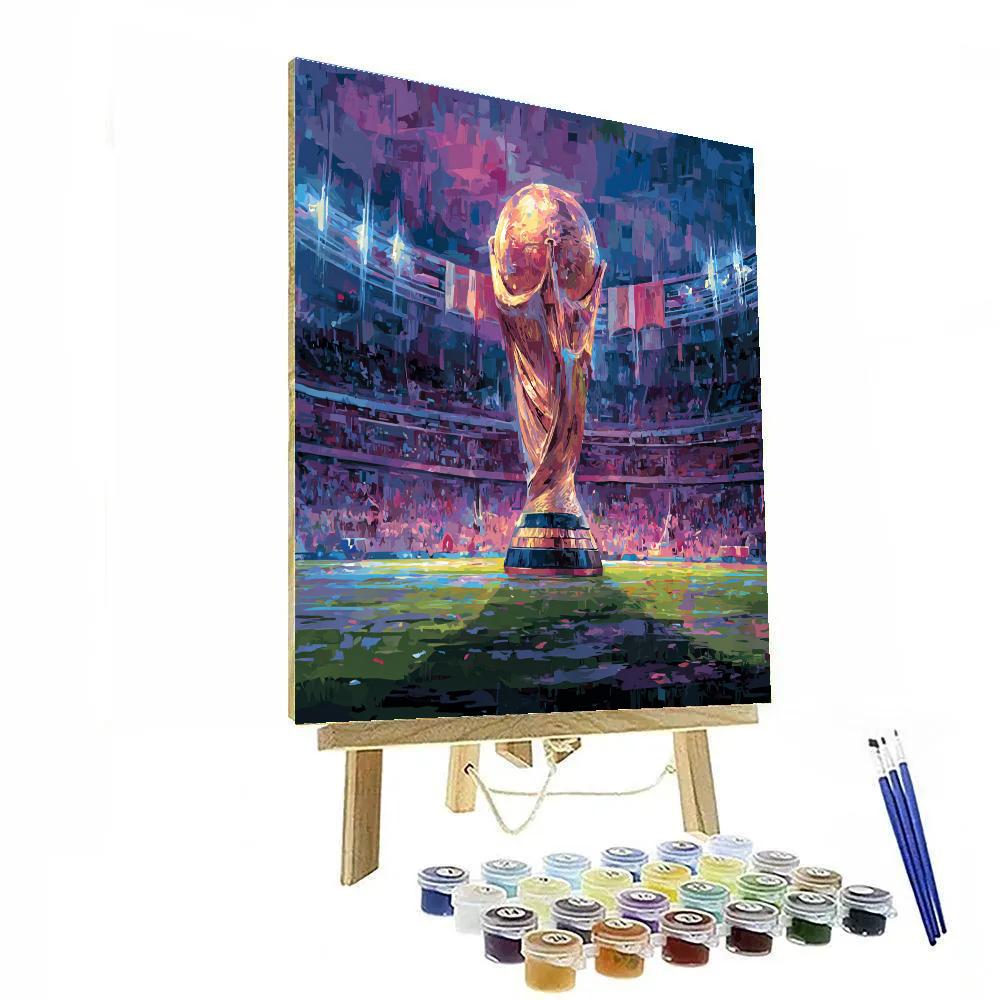 Fifa 2026 Trophy Lights Painting by numbers kit