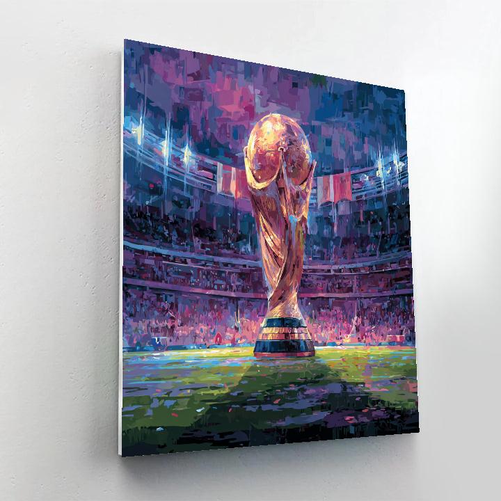 Fifa 2026 Trophy Lights Painting by numbers kit