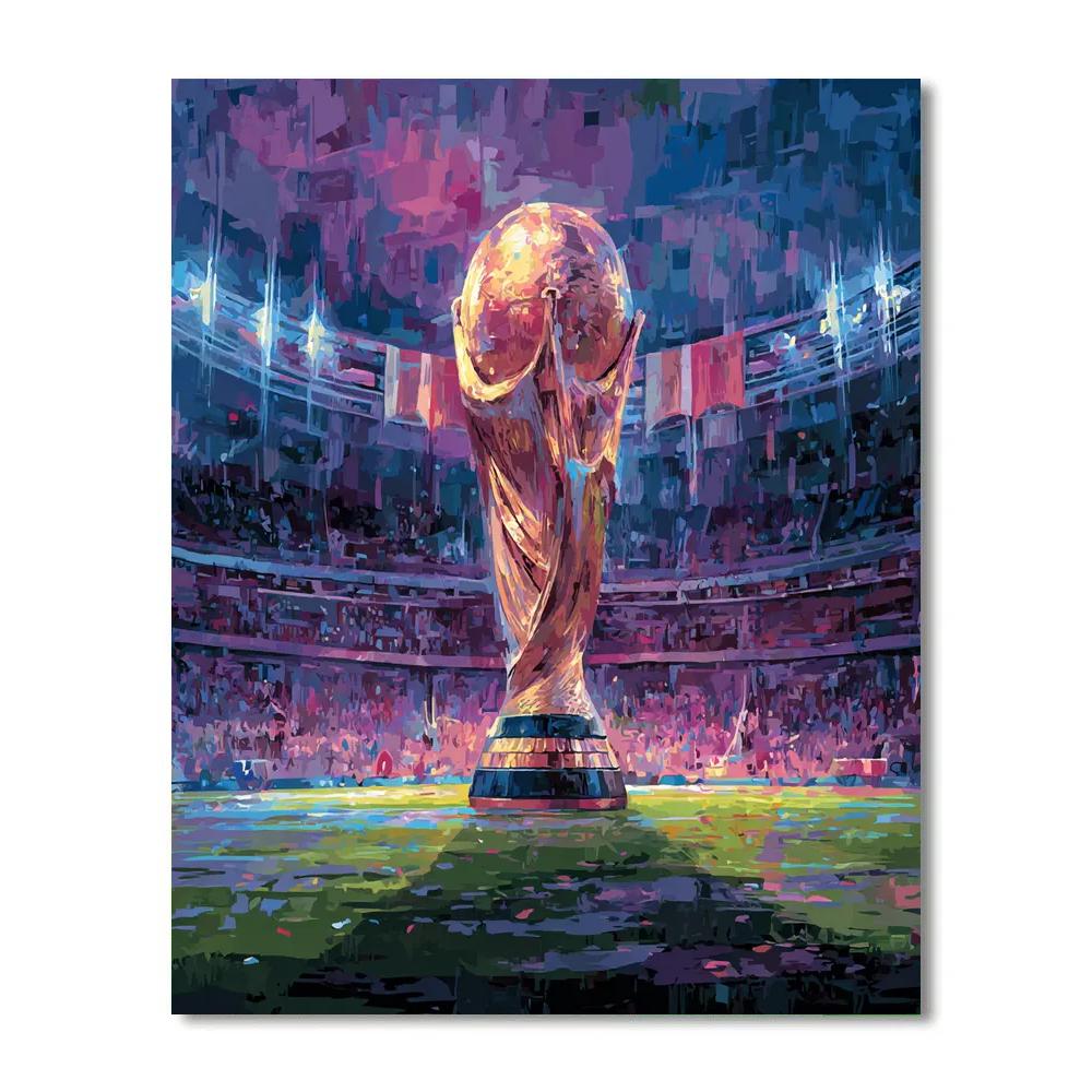 Fifa 2026 Trophy Lights Painting by numbers kit