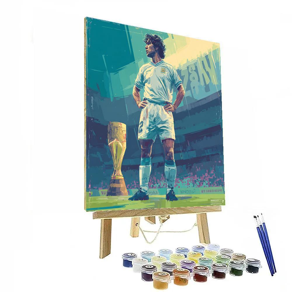 Uzbekistan Fifa 2026 Dawn DIY paint by numbers