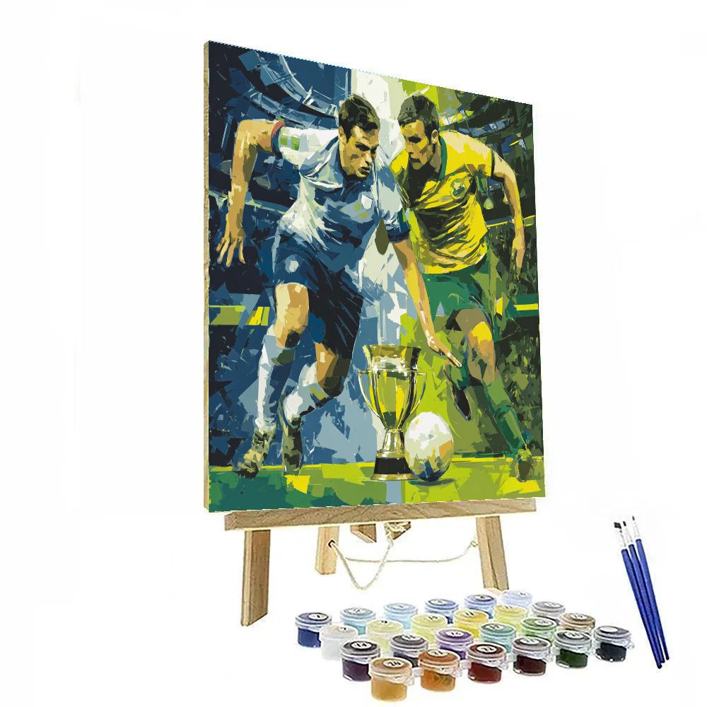 Fifa 2026 USA Vs Australia Numbered painting kits