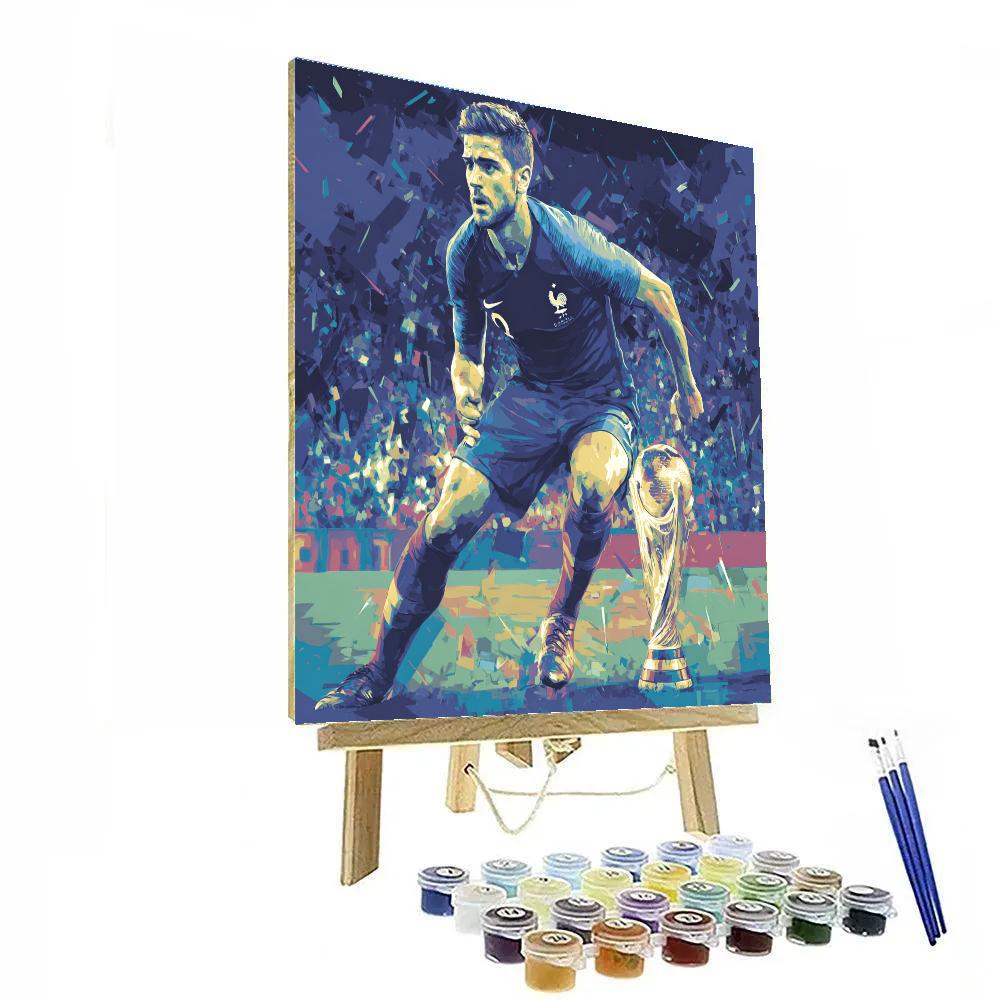 Fifa 2026 Mbappé Blue Hour DIY paint by numbers