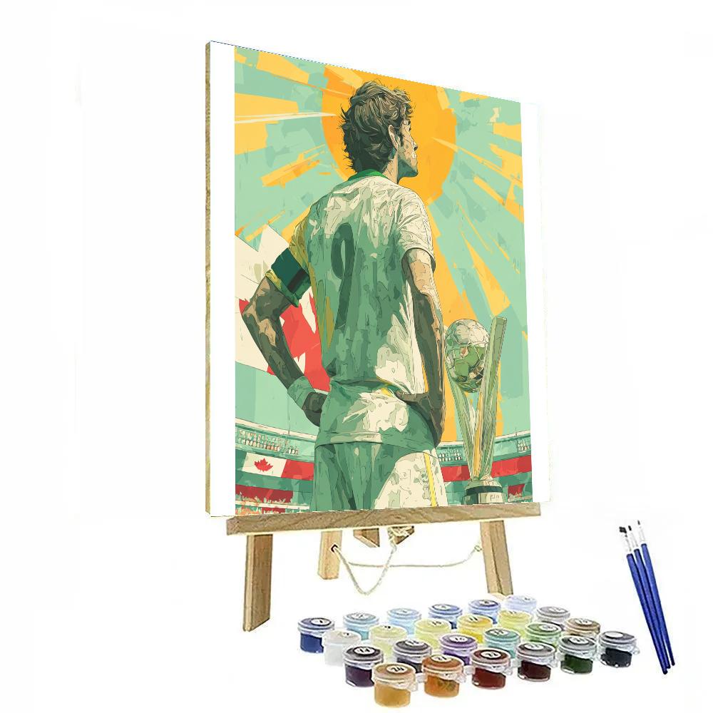 Ronaldo Nazário Fifa 2026 Legacy Paint by numbers art