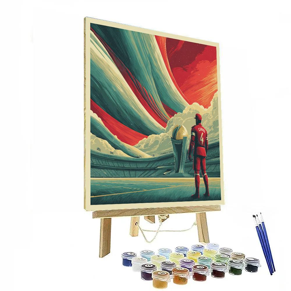 Canada Fifa 2026 Northern Lights Paint by numbers kits