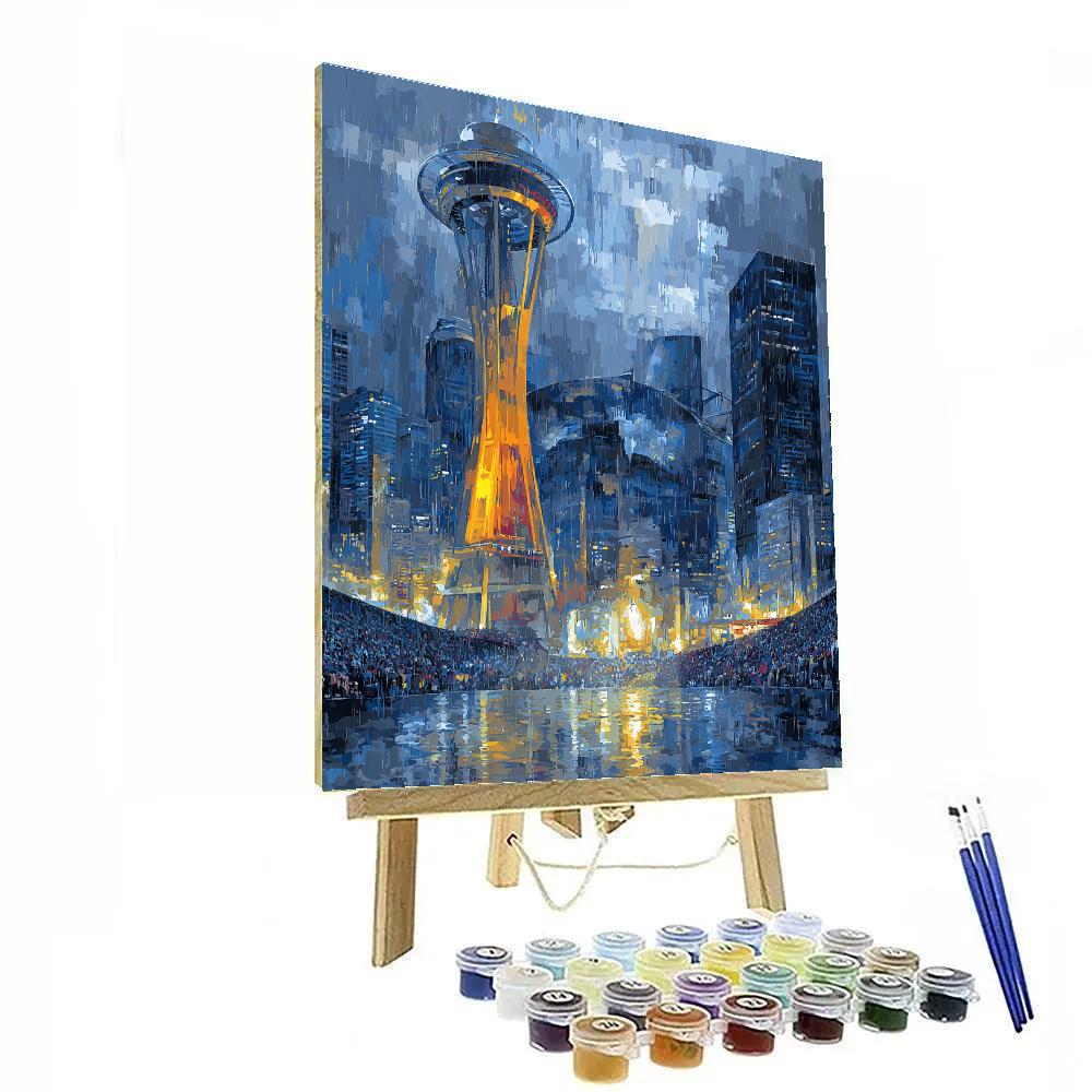 Seattle Fifa 2026 Rainlight paint by numbers