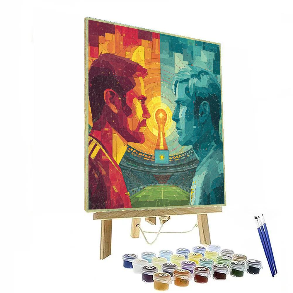 Fifa 2026 Spain Vs Uruguay DIY paint by numbers