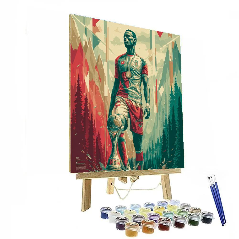Morocco Fifa 2026 Atlas Night Painting by numbers kit