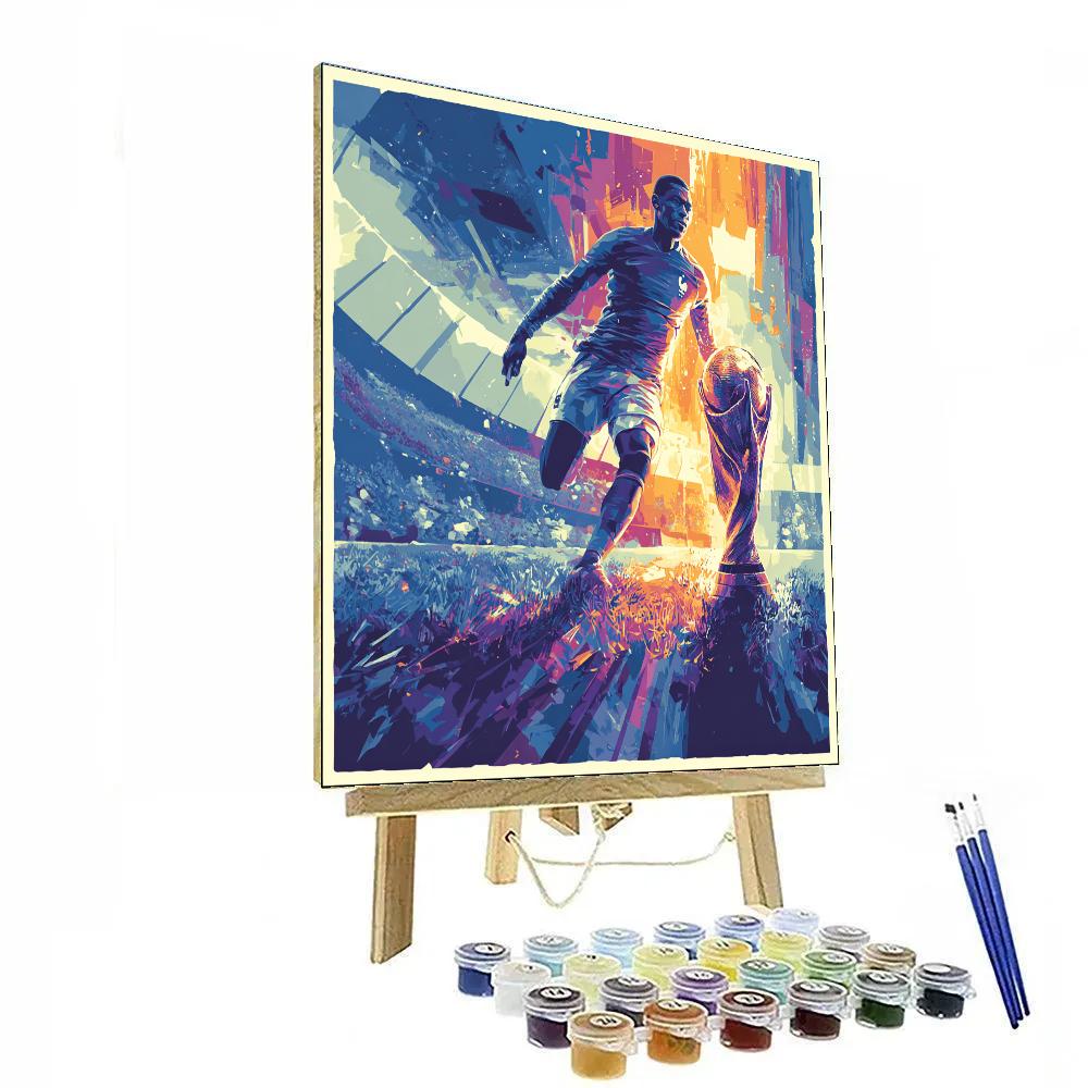 Fifa 2026 Mbappé Blue Hour paint by color