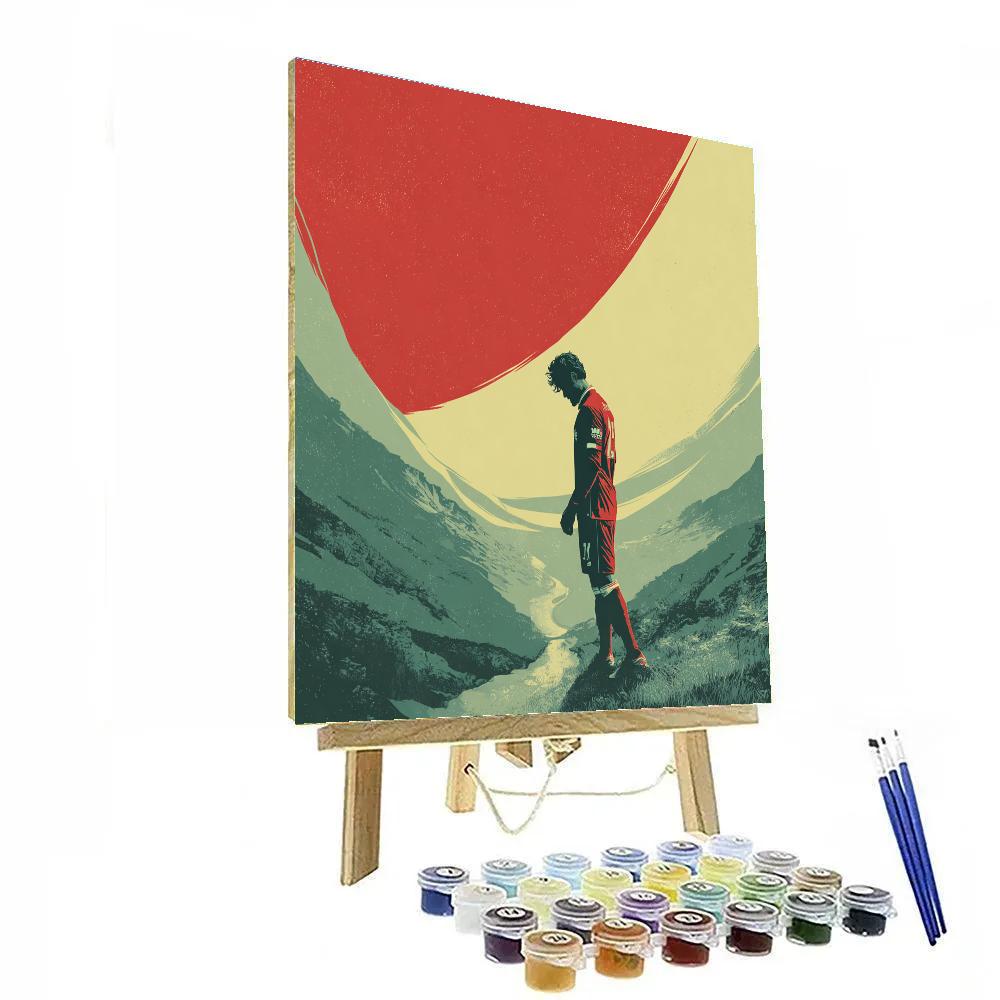 Fifa 2026 Japan Dawn Number painting