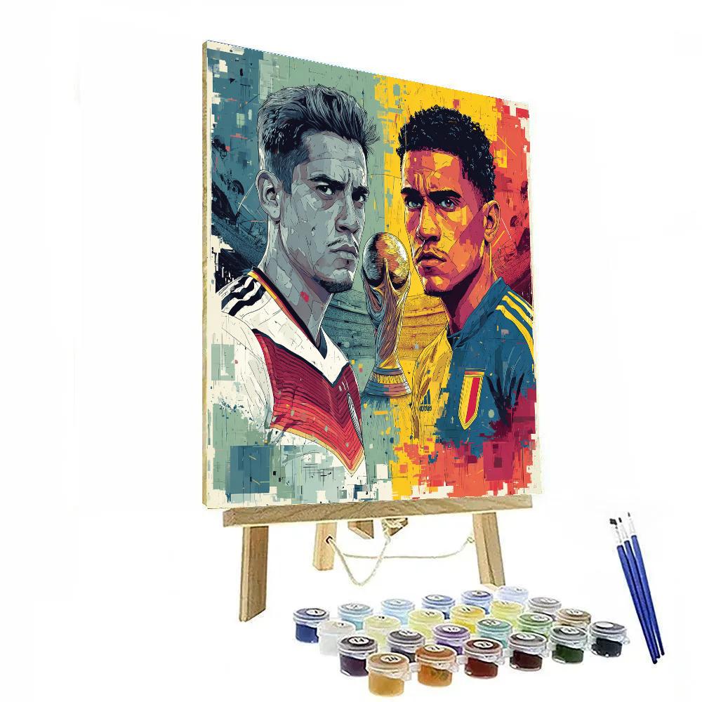 Fifa 2026 Germany Vs Ecuador Numbered painting kits