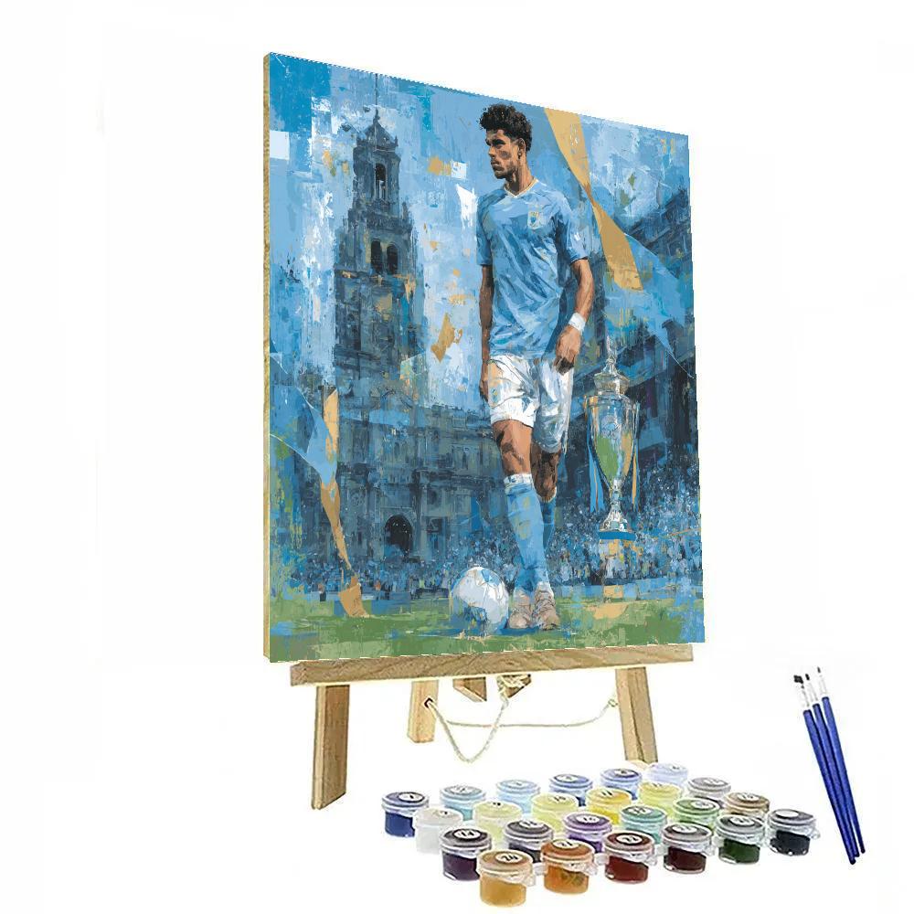 Fifa 2026 Uzbekistan Dawn Gate Paint by numbers art