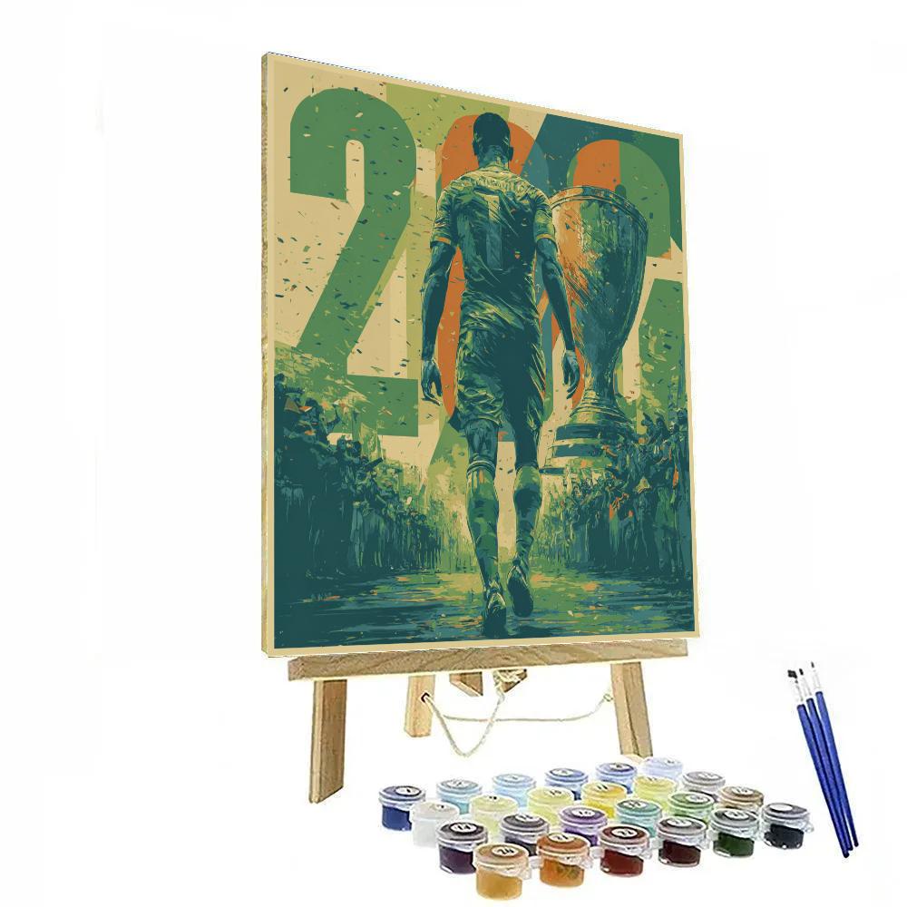 Fifa 2026 Senegal Gold March Paint by numbers kits