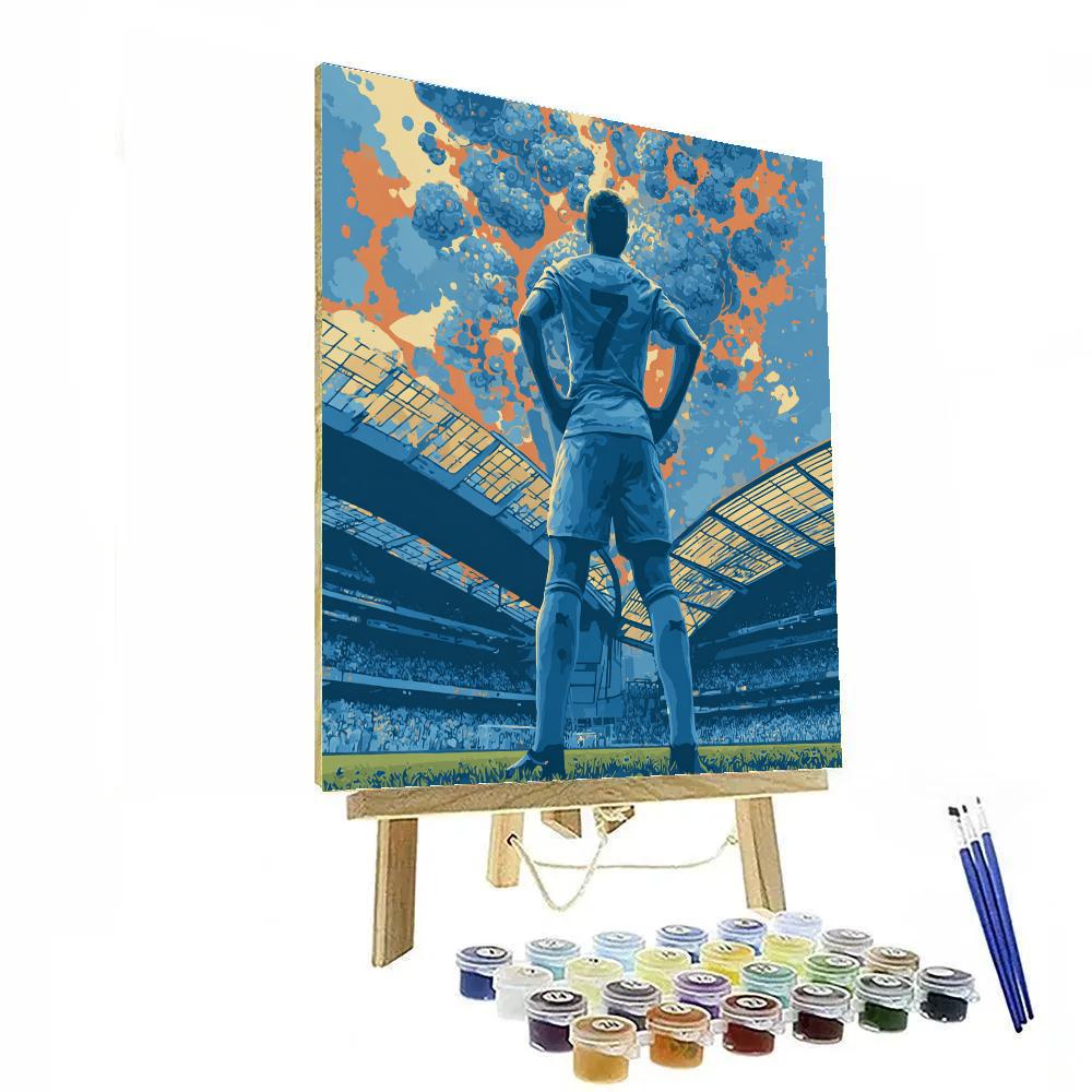 Fifa 2026 Curaçao Ocean Blue Number painting