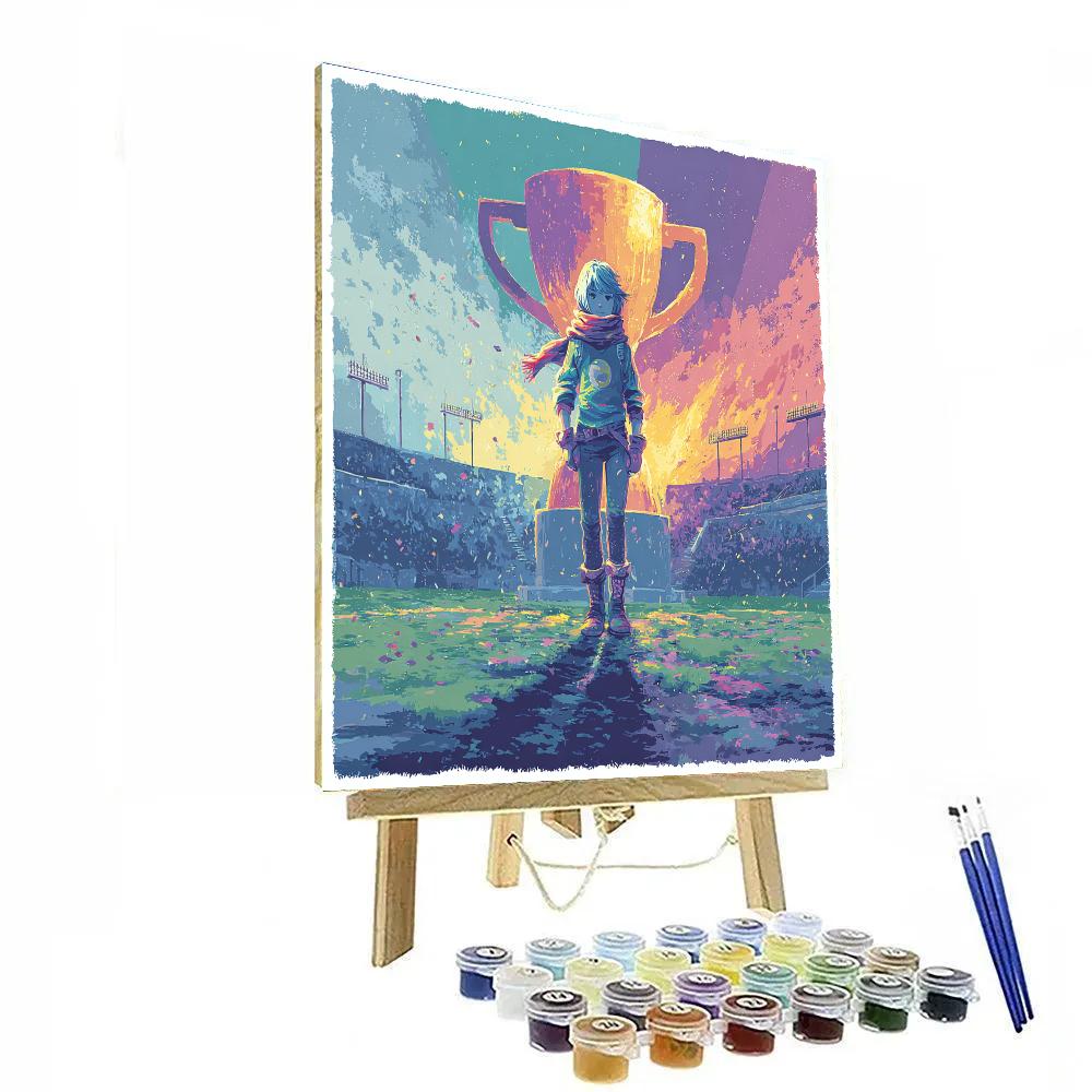 Fifa 2026 Uzbekistan Dawn Burst Paint by numbers kits