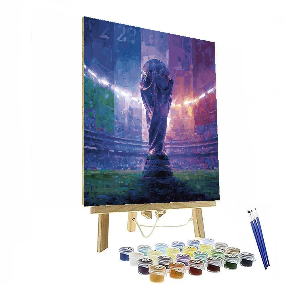 Fifa 2026 Trophy Aurora Unity painting number kit