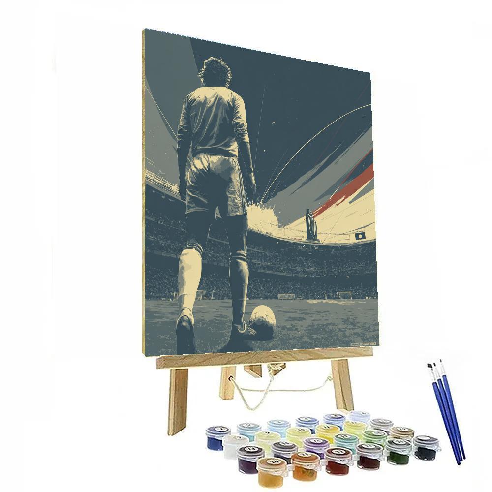 Fifa 2026 Iraq Flame Sky paint by number