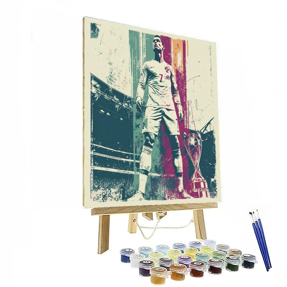 Fifa 2026 Portugal Night Spark Number painting