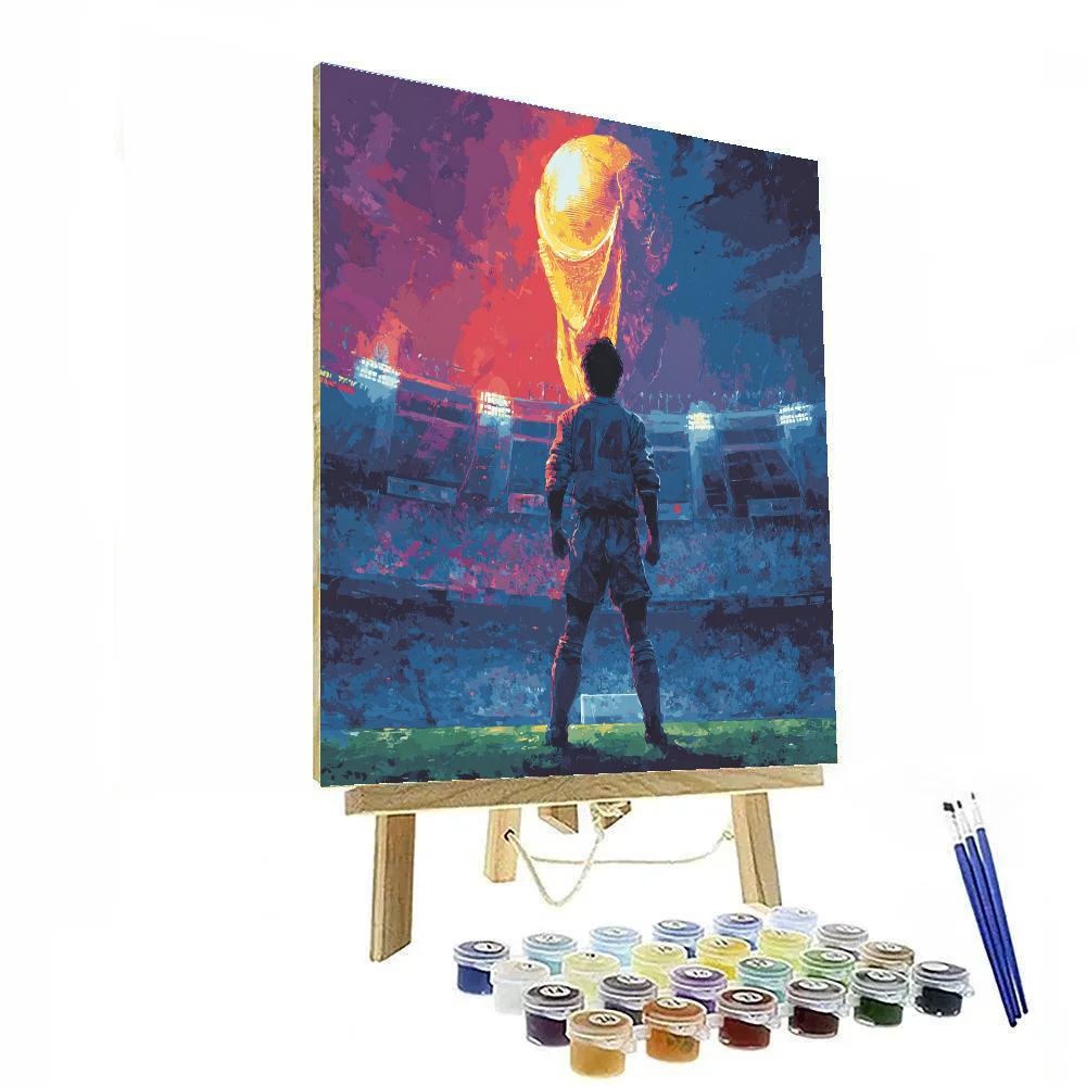 Japan Fifa 2026 Dawn Painting by numbers kit
