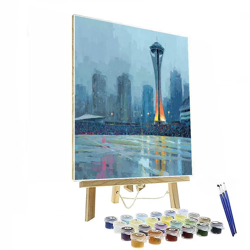 Seattle Fifa 2026 Rainlight painting number kit