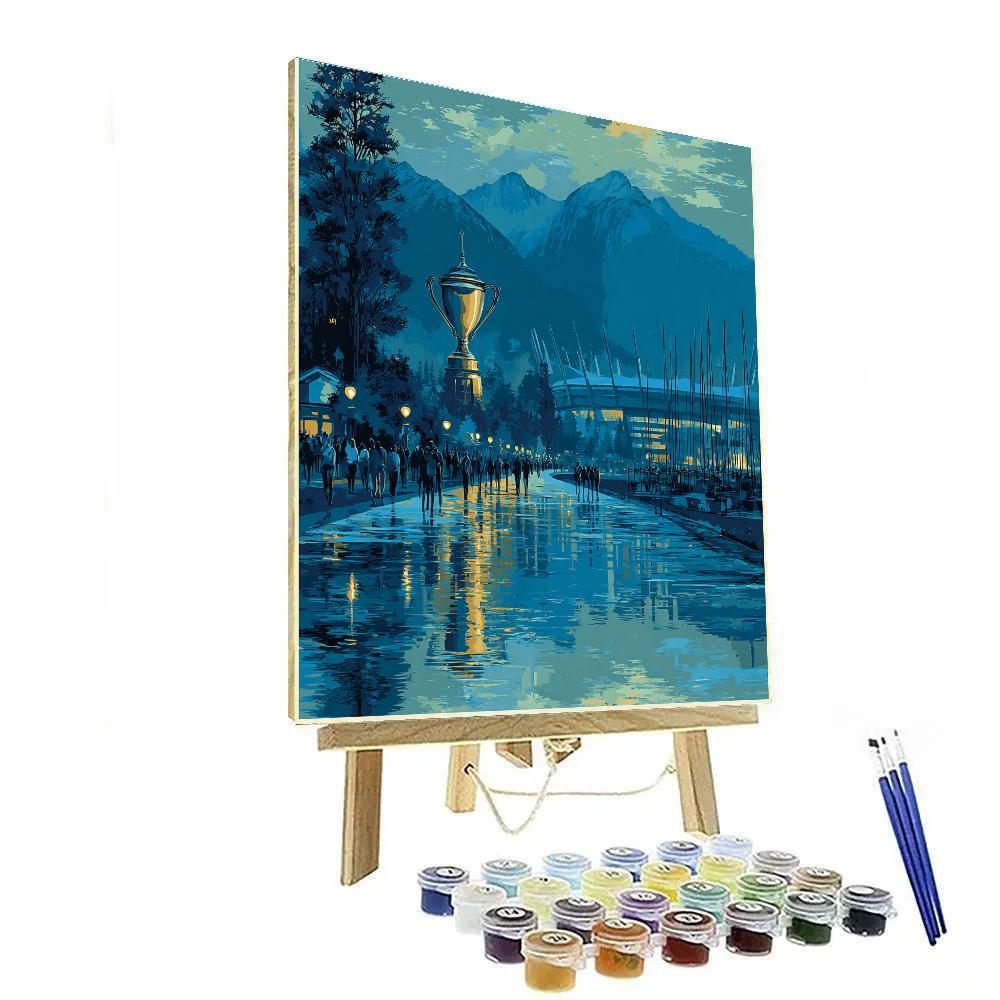 Vancouver Fifa 2026 Coastal Night DIY paint by numbers