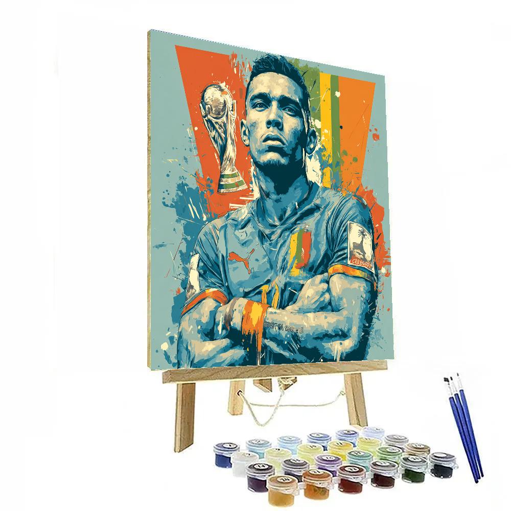 Cabo Verde Fifa 2026 Breeze Paint by numbers art