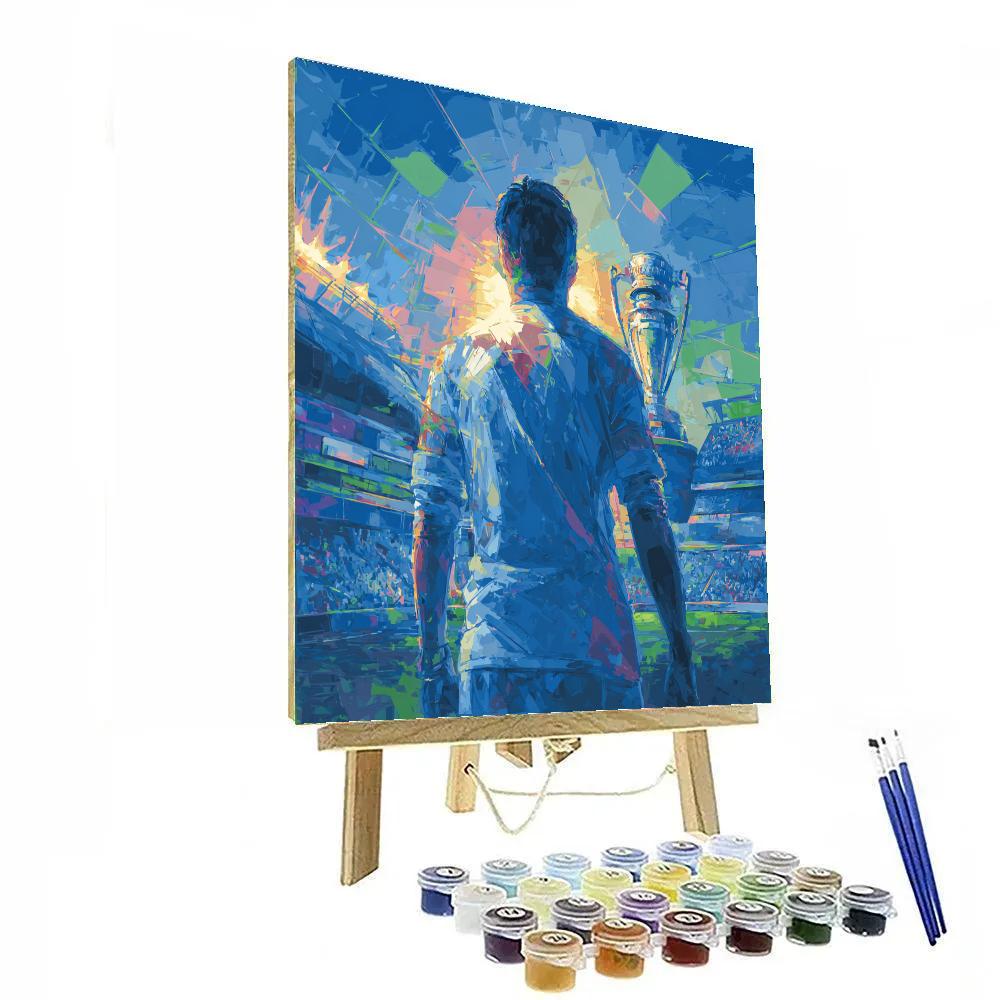 Uzbekistan Fifa 2026 Dawn Number painting