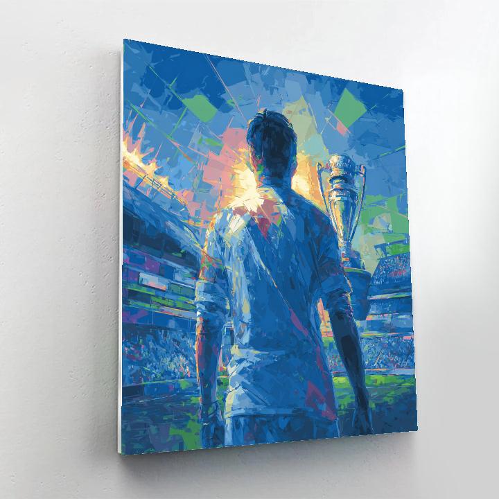 Uzbekistan Fifa 2026 Dawn Number painting