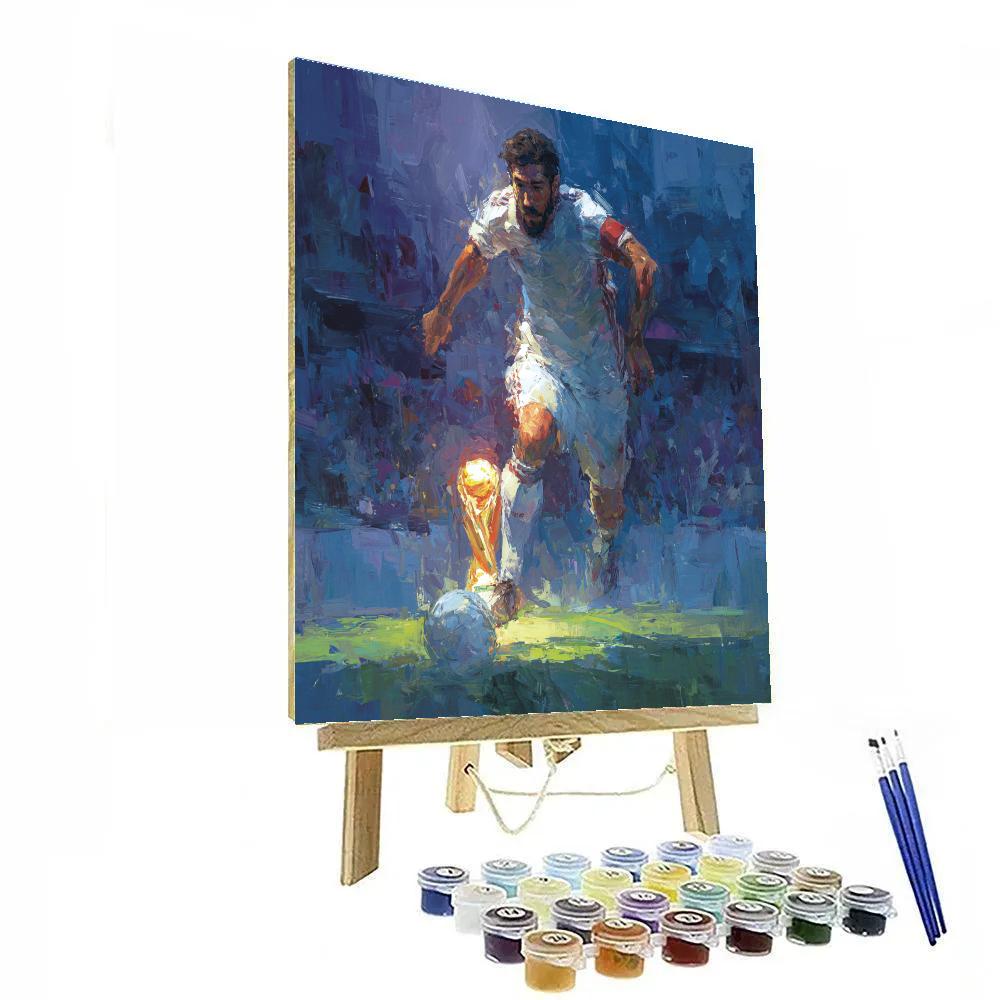 Salah Fifa 2026 Nile Lights paint by number