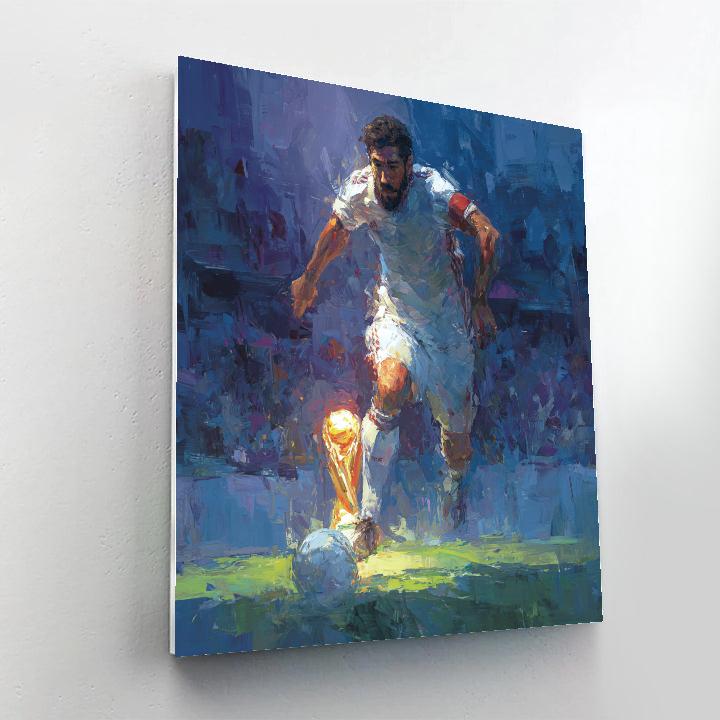 Salah Fifa 2026 Nile Lights paint by number