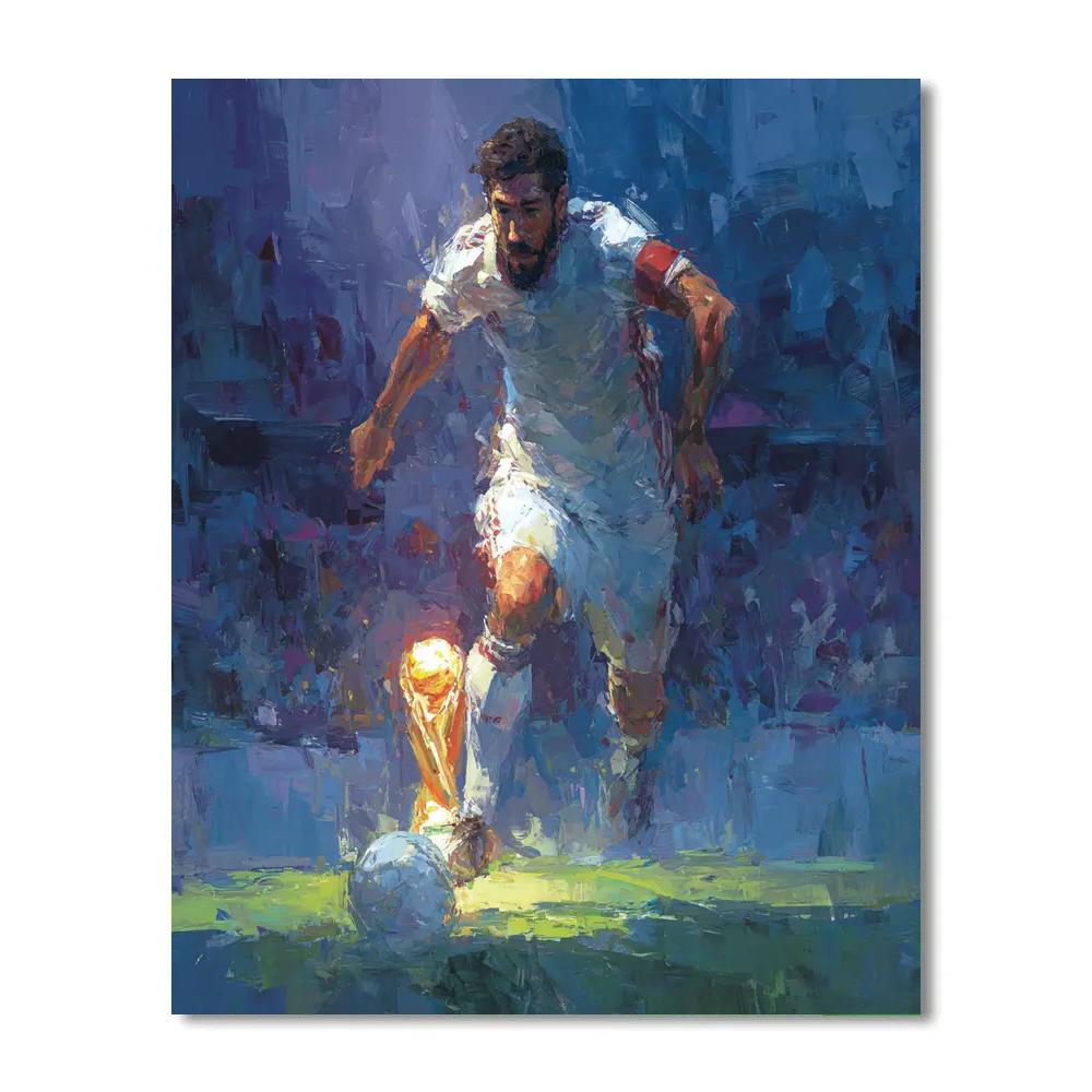Salah Fifa 2026 Nile Lights paint by number