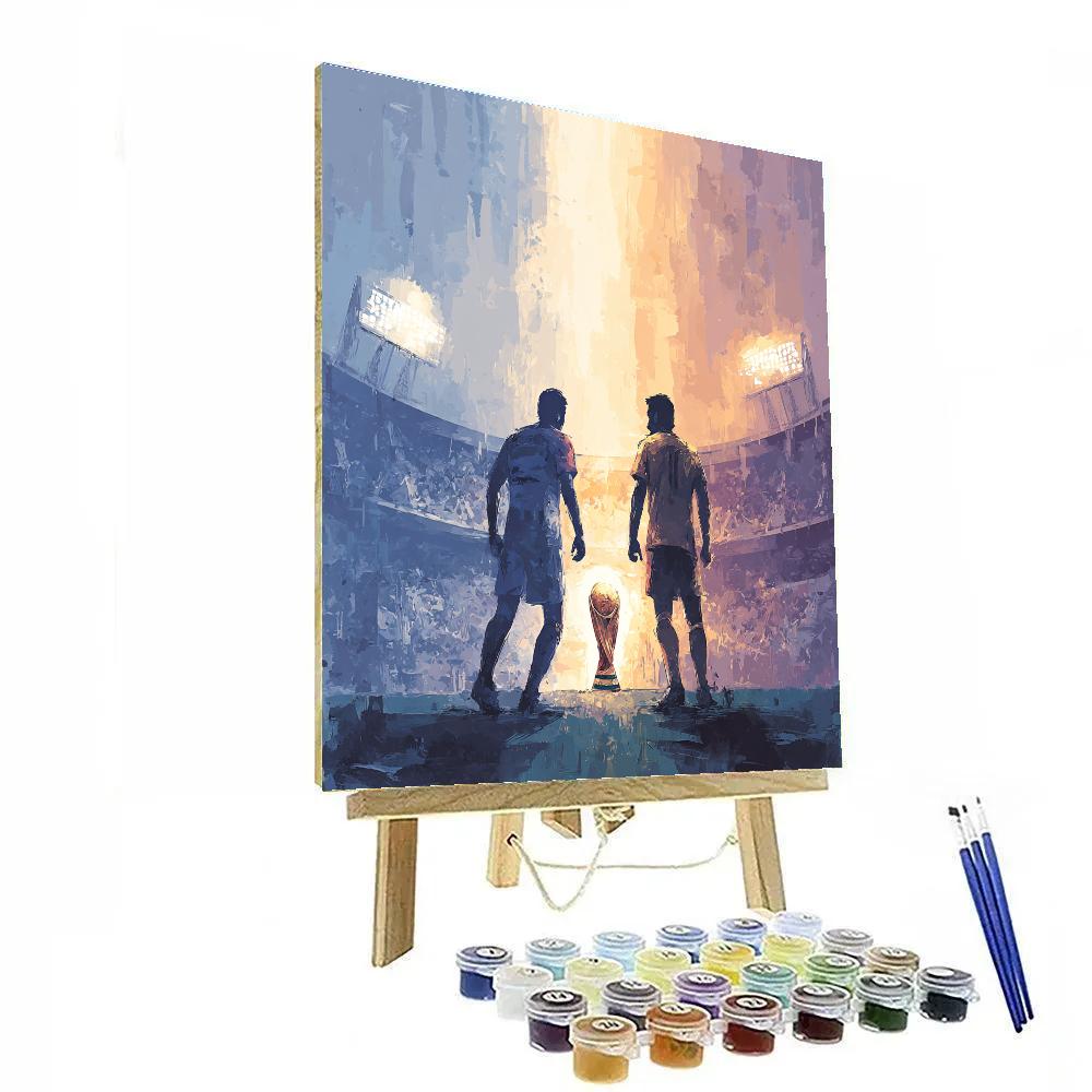 Fifa 2026 USA Vs Australia Paint by numbers art