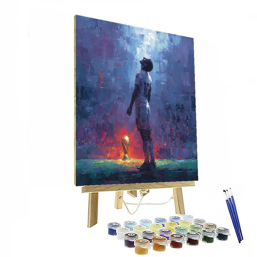 Iraq Fifa 2026 Flame Paint by numbers art