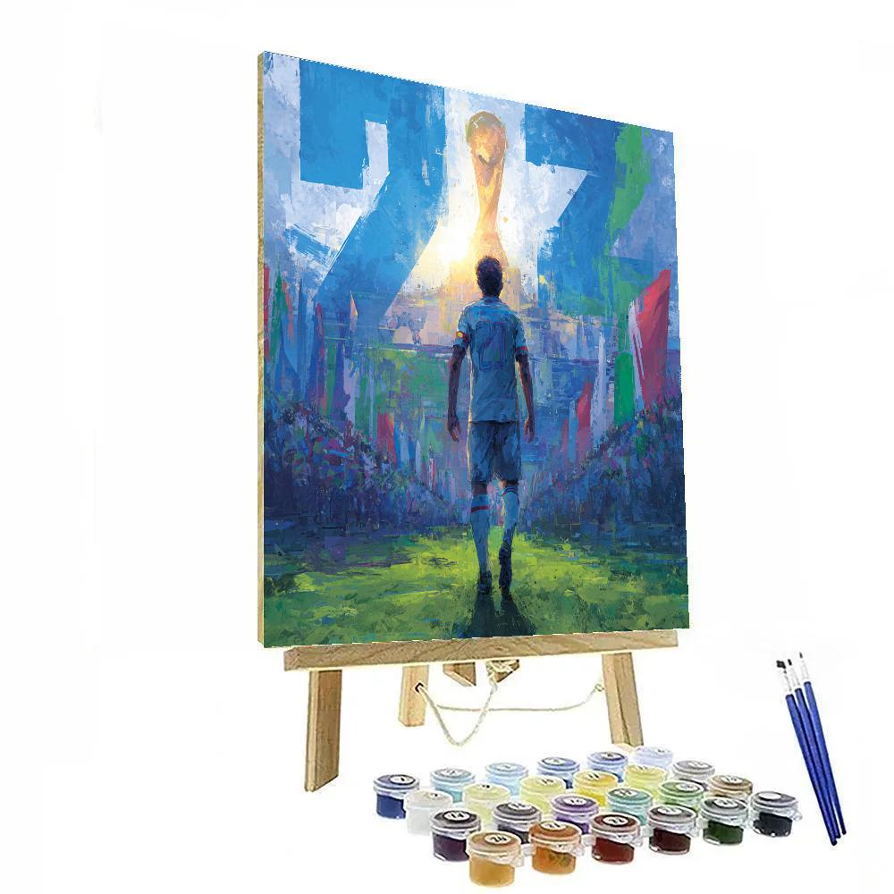 Uzbekistan Fifa 2026 Dawn Paint by numbers kits
