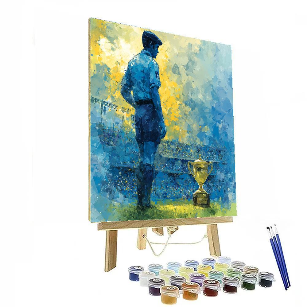 Curaçao Fifa 2026 Blue Paint by numbers kits