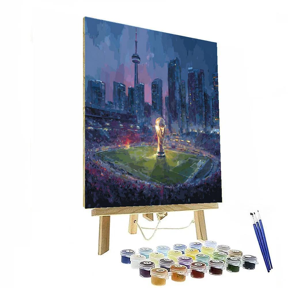 Toronto Fifa 2026 Glow DIY paint by numbers