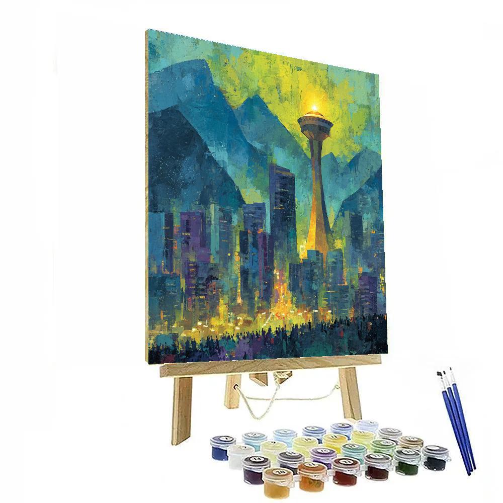 Monterrey Fifa 2026 Lights Painting by numbers kit