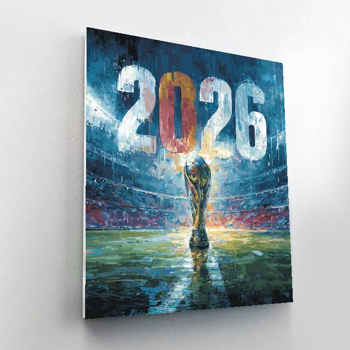 Seattle Fifa 2026 Rainlight Painting by numbers kit