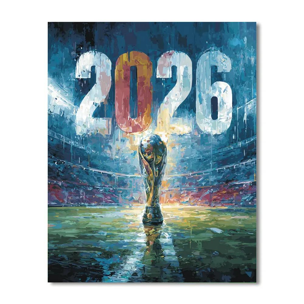 Seattle Fifa 2026 Rainlight Painting by numbers kit