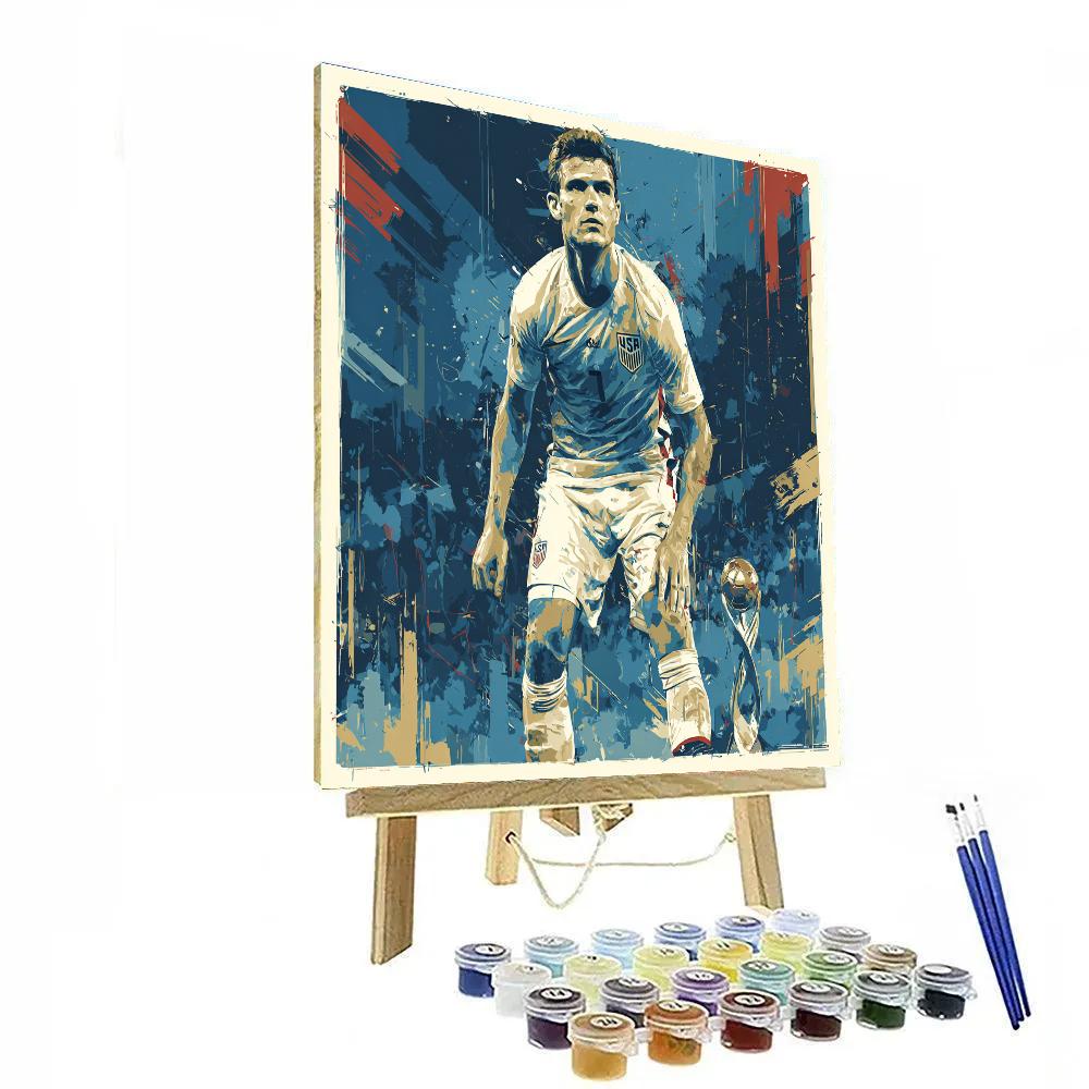 Pulisic Fifa 2026 Homeglow Paint by numbers art