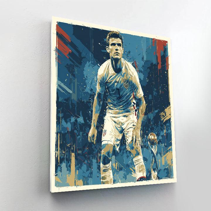 Pulisic Fifa 2026 Homeglow Paint by numbers art