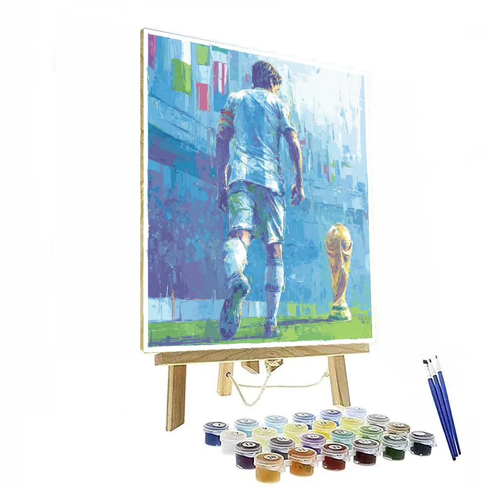 Uzbekistan Fifa 2026 Dawn paint by numbers