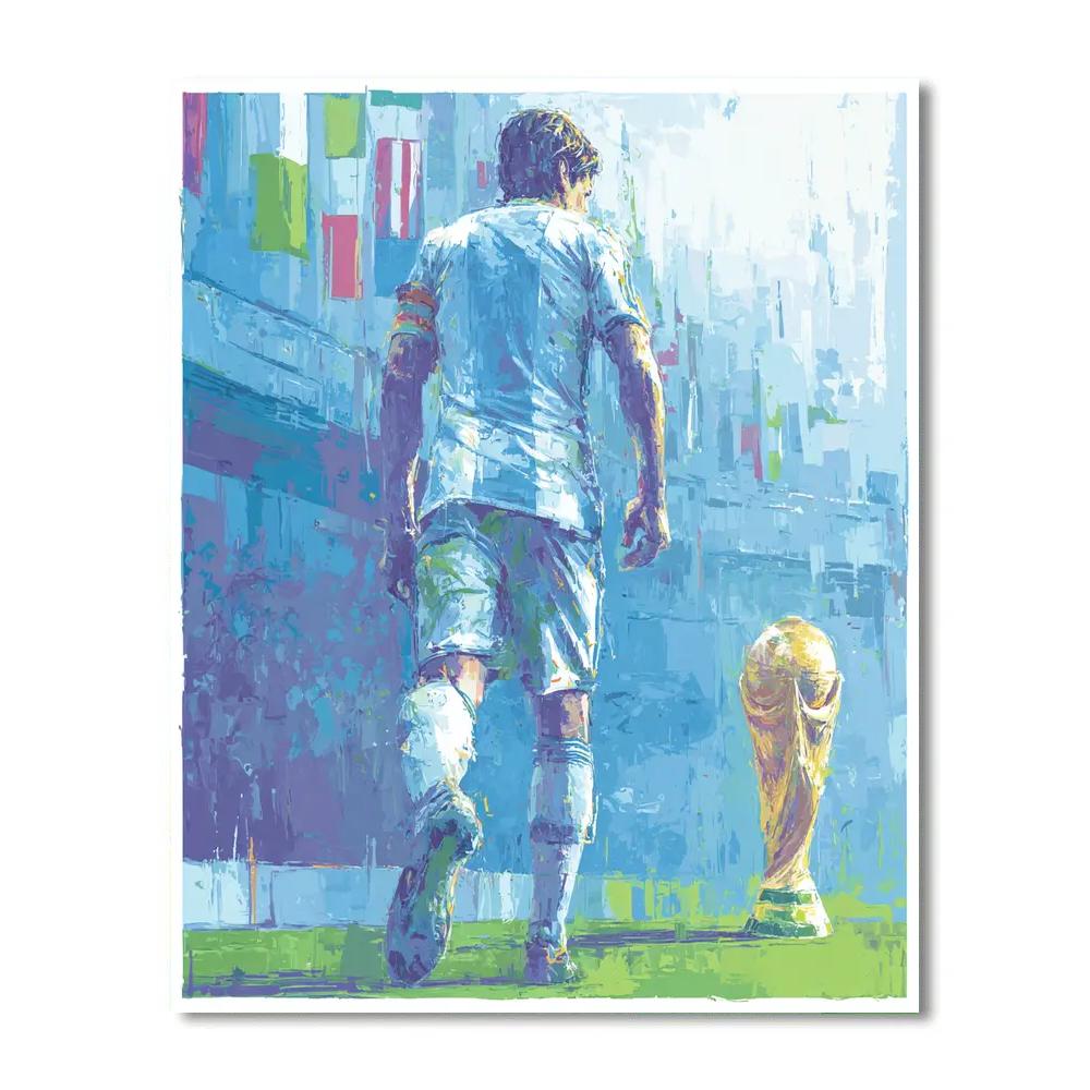 Uzbekistan Fifa 2026 Dawn paint by numbers