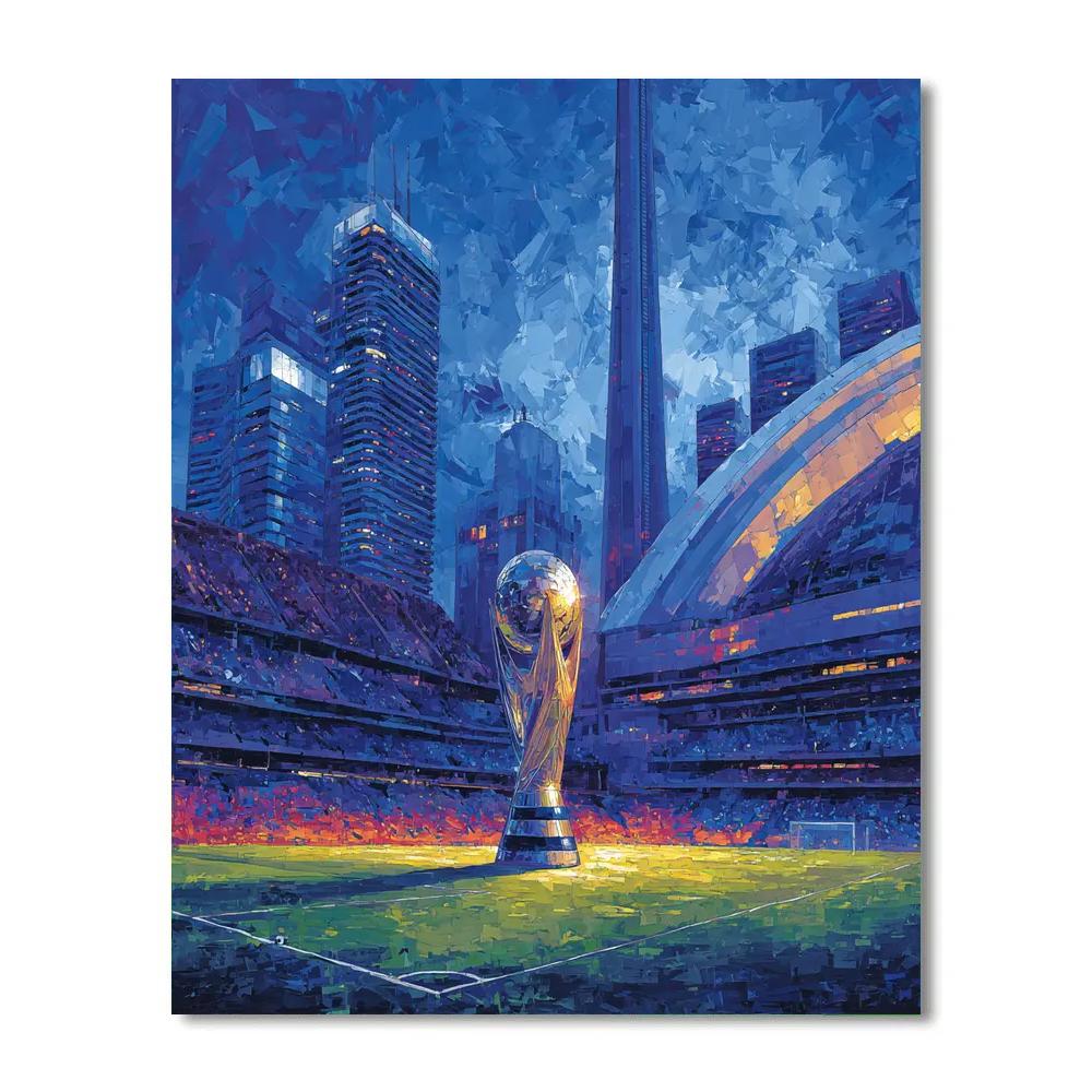 Toronto Fifa 2026 Glow paint by numbers