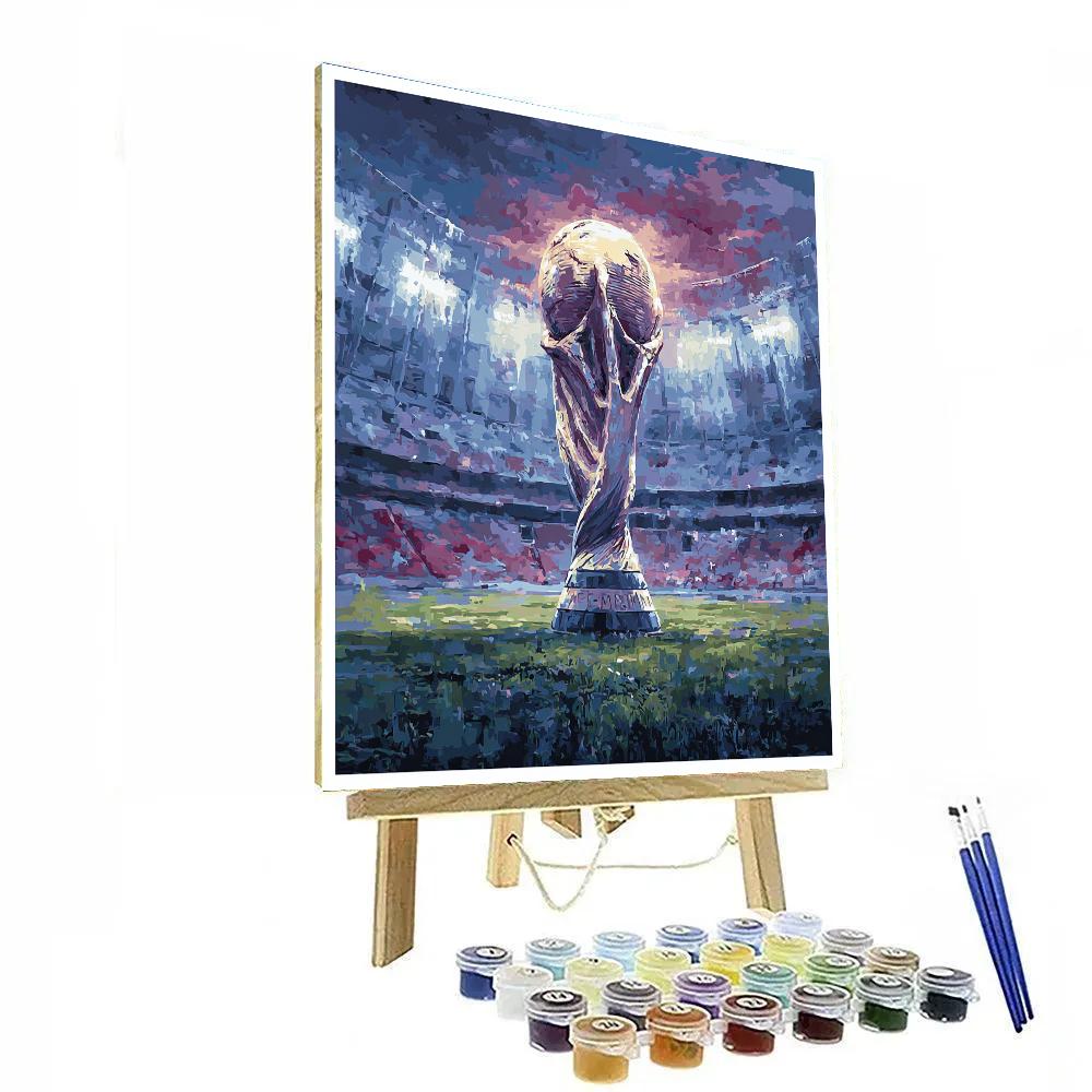 Fifa 2026 Trophy Constellation painting number kit