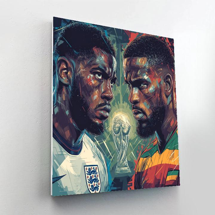 Fifa 2026 England Vs Ghana Number painting