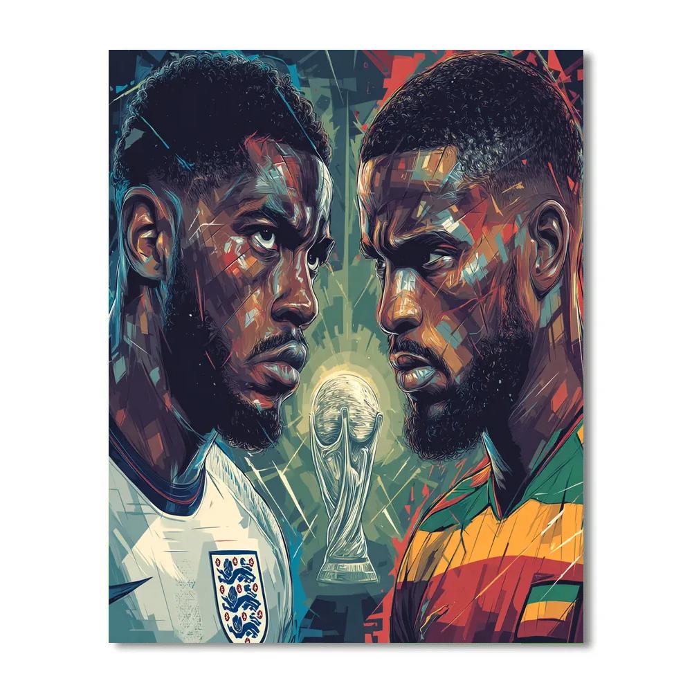 Fifa 2026 England Vs Ghana Number painting