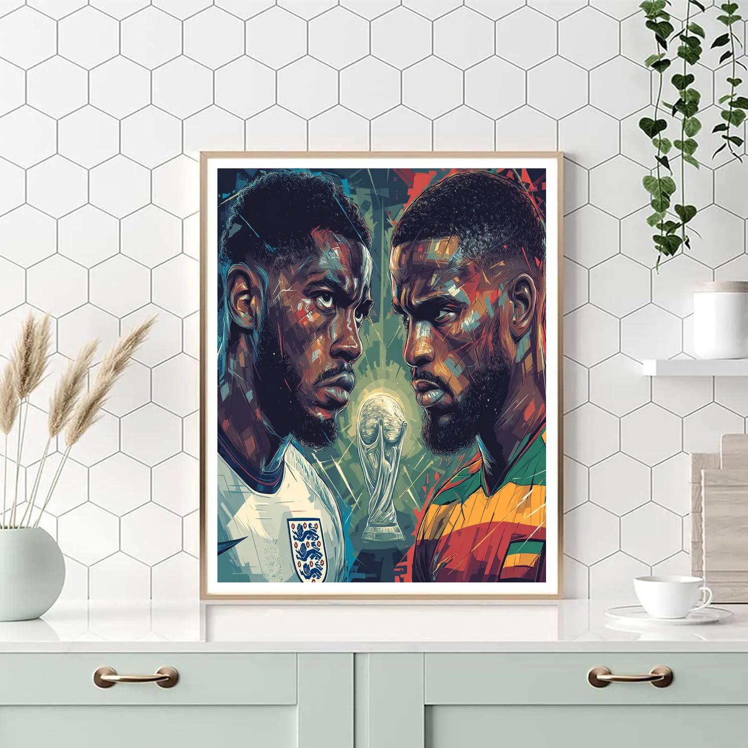 Fifa 2026 England Vs Ghana Number painting