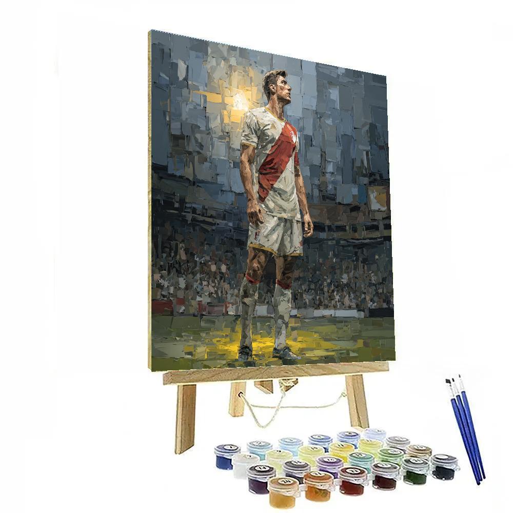 Salah Fifa 2026 Lights Number painting