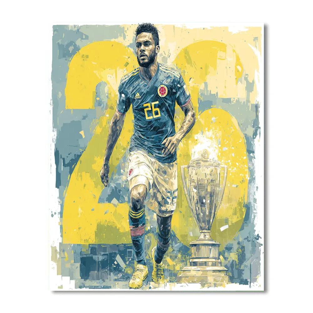 Luis Díaz Fifa 2026 Rhythm paint by color