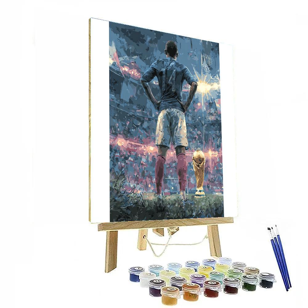 Fifa 2026 Henry Blue Painting by numbers kit